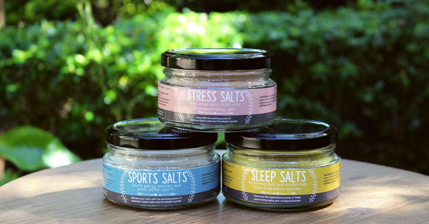 BWG Three Tubs Healing Salts Gift Box