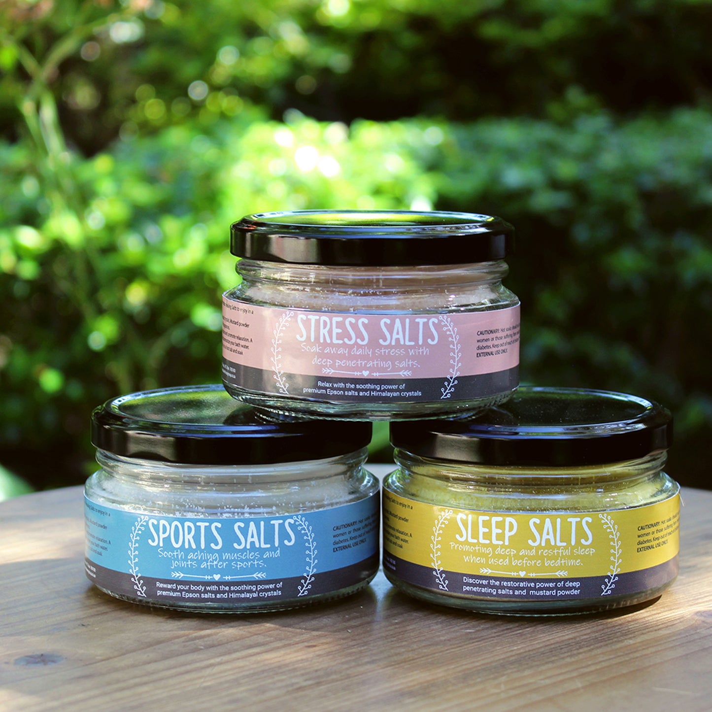 BWG Three Tubs Healing Salts Gift Box