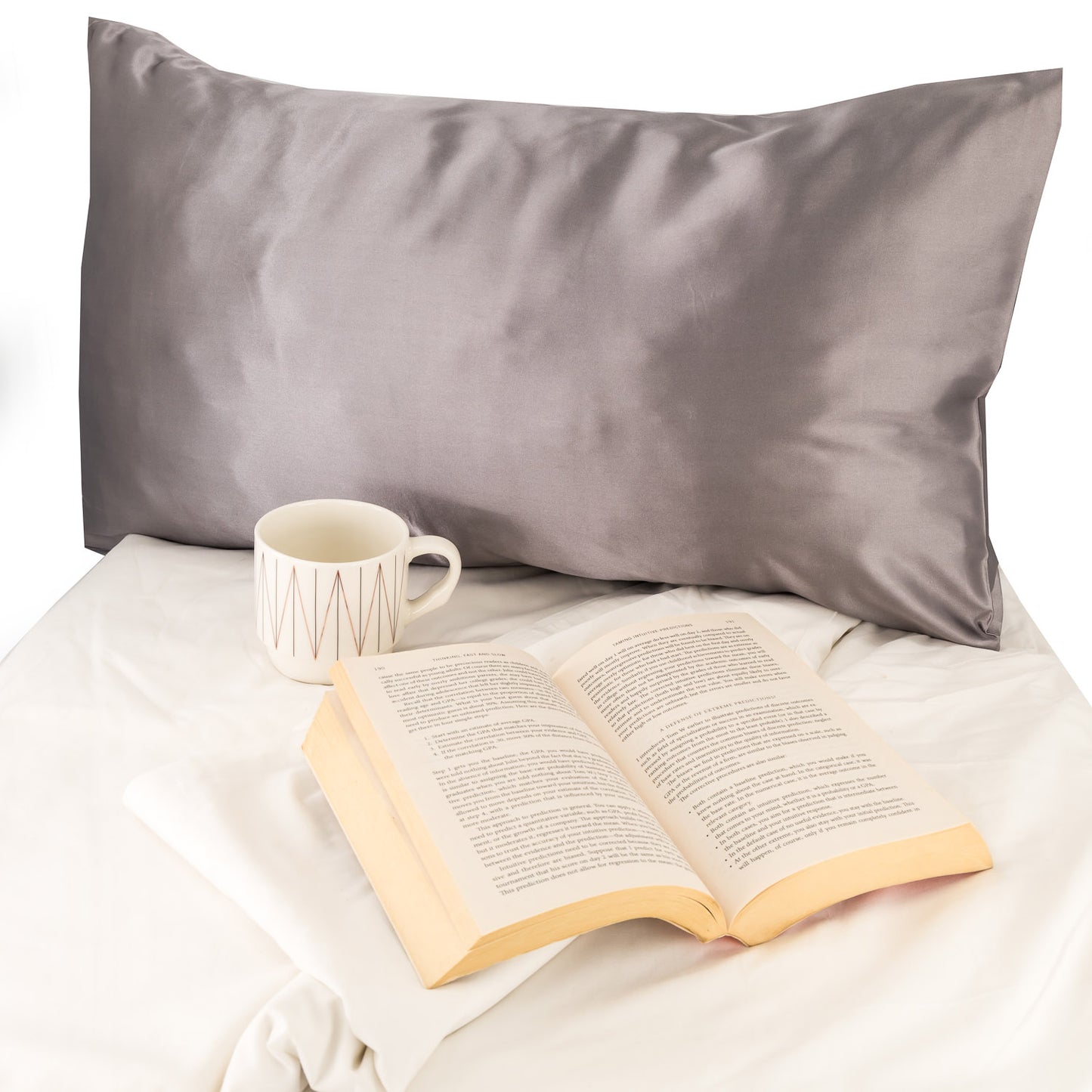 ESC Satin Pillowcases - Grey