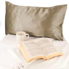 ESC Satin Pillowcases - Stone