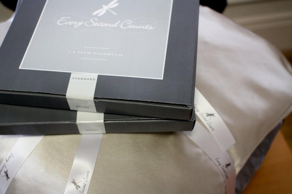 ESC Satin Pillowcases - Grey